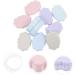 Solustre 10-Pack Colored Contact Lens Case - Portable Travel Storage Box with Mirror - Sweet Design & Durable ABS Holder - Buy Online on GoSupps.com