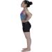 Aosva Girls Gymnastics Leotard Sparkle New Geometry Design | 9-10 Years (150CM) | Black Rainbow Set - Buy Online on GoSupps.com