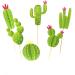 36Pcs Cactus Cupcake Toppers Mexican Fiesta Theme Cupcake Decor/Birthday Baby Shower Party Favors Supplies Green Glitter - Buy Online on GoSupps.com