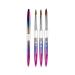 Ledsuuei 3 PCS KOLINSKY High quality Acrylic brush for nails Special for acrylic powder Acrylic nail brush for acrylic nails brush for acrylic powder nail art brushes for gelails size 8/10/14 C-nailart brush