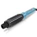 SwanMyst Curling Iron Brush, Dual Voltage Travel-Friendly 1 Inch Tourmaline Ceramic Ionic Hair Curler Hot Brush, Anti-Scald Instant Heat Up Curling Wand with Teeth Styling Brush 1 inch Blue