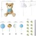 33 PCS Blue Bear Cake Toppers for Baby Shower & Birthday Parties - Buy Online on GoSupps.com