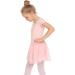 Arshiner Girls 2PCS Short Sleeve Ballet Leotards with Sequined Dance Skirt | 8-9 Years | Ballet Pink - Buy Online on GoSupps.com