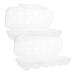 NAMOARLY 2pcs Egg Preservation Box Plastic Egg Container with Lid for Refrigerator Egg Container for Refrigerator 12 Count Egg Cartons Reusable Egg Crates Trash Can Storage Pp re-usable