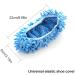Mop Shoes Floor Cleaning Shoe Covers Floor Cleaner Slippers Floor Mop Lazy Slippers Slippers Shoe Cover Mop for House Floor Dust Dirt Hair Cleaning 2 Pairs Blue standard size - Buy Online on GoSupps.com