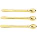  TITA-DONG Set of 3 eye cream massage sticks mini metal cosmetic spatulas eye and facial cream applicator spatula diamond-shaped head to promote absorption - Buy Online on GoSupps.com