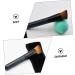 minkissy Inclined Flat Head Makeup Brush Women Cosmetics Brush Foundation Makeup Brush Blush Brush Doll Cake Pan Mahjong Earrings Women Brush for Makeup Fluffy Tool Miss Acrylic 11.5x2cm Black - Buy Online on GoSupps.com