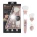 Taste Beauty Flare LED Light-Up Makeup Brush 3 Interchangeable Heads USB-C Charger and Travel Bag