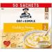 Quaker Oat Golden Syrup Breakfast Porridge Microwaveable Sachets (50 x 36g) - 2 Pack | Sold by Gronets - Buy Online on GoSupps.com