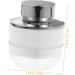 Healvian 2pcs Mushroom Head Loose Powder Box Refillable Blusher Travel Cosmetic Containers Mini Blush Plastic 1 g (Pack of 1) As Shown - Buy Online on GoSupps.com