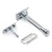 Buy MERKUR DOVO Safety Razor 39C Slant Bar - 120g Silver | Premium International Shipping - Buy Online on GoSupps.com