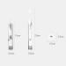 Libcflcc Removable Toothbrush Set - Compact Foldable Travel Soft Bristle Brush for Whiter Teeth | Opulent Garden Design - Buy Online on GoSupps.com