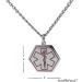 Type 1 Diabetes Medical Alert ID Pendant Necklace - Stainless Steel with 26" Chain - Perfect for Safety & Style - Buy Online on GoSupps.com