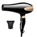 Hair Dryer Professional Ionic Hairdryer 2000W Salon Fast Blow Dryers 3 Heat 2 Speed Settings Low Noise Fast Drying Powerful AC Motor with Hair Nozzle for Home and Salon Men and Women Gold Small Gift