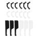 HOMSFOU 18 Inserts Invisibles pour Remodelage et Lifting du Nez Correcteur de Nez Invisible en Silicone L ger Kit 18 Pi ces Noir et Blanc S/m/l Outil de Rehausseur et Redresseur Nasal