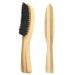 Beard Brush for Men - Wooden Stubble & Growth Comb | Badger Hair & Mustache Grooming - Buy Online on GoSupps.com