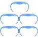 Haowul 5pcs Baby Bottle Handles - Blue Grip Accessories for Wide Mouth PP Glass Baby Feeding Bottles - Buy Online on GoSupps.com