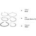 Hair Bands for Men Headband 6 PCS Metal Headband Black Hair Hoop Spring Wave Hairband Multi-Style Unisex Flexible Headbands Accessories - Buy Online on GoSupps.com