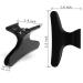 12 Pack BAHABY Hair Clips for Styling - Black & White Butterfly Hair Clamps for Women - Ideal for Deep Conditioning, Blow Drying, Cutting, and Coloring - Buy Online on GoSupps.com