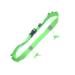Running number belt racing number belt with gel reflex strips for cycling racing number belts with bag racing number belt nutritional belt racing number belt with 6 energy gel green
