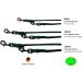 Adjustable Dog Liner for Small & Large Dogs | 2.80m x 8mm Fir Green | Durable Double Line with Black Hooks - International Shipping Available - Buy Online on GoSupps.com