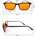 Buy Classic Orange Blue Light Filter Glasses - Night Style Computer Glasses for Eye Protection - Buy Online on GoSupps.com