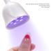 UV LED Nail Lamp 18W Portable Cordless Flash Cure Gel Nail Lamp 360 Degree Rotatable Rose Shaped Rechargeable Gooseneck Nail Dryer Decoration for Home and Nail Salon - Buy Online on GoSupps.com