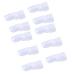 DEWIN Nail Shield Nail Barrier Manicure Protector Nail Art Design Protector Clips Manicure Finger Polish Shield Cover Tips 10 Pcs (Transparent)