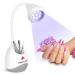 36W Gooseneck LED UV Nail Lamp  UV Light for Gel Nails Hands Free  Mini Portable Nail Dryer  Gel UV Light Gel Nail Curing Lamp  Nail Art Accessories for Travel Home & Salon Manicure Decor