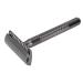 Double Edge Safety Razor - Ergonomic Brass Handle for Home & Travel | Perfect Birthday Gift (Black) - Buy Online on GoSupps.com