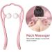 Fiacvrs Theracane Trigger Point Massage Device - 360 Rotatable Neck & Shoulder Massager for Muscle Pain Relief (Pink) - Buy Online on GoSupps.com