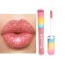 FAEYLI 6-color Diamond Glitter matte lipstick  waterproof lasting metallic liquid lip gloss for Women(05)
