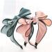 WENLII Women's Oversized Double Layer Bow Headband Solid Color Hair Accessories - Buy Online on GoSupps.com