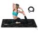 Groundmate kit universal earth mat for bed yoga computer combines with Earth EMF reduces stress pain and inflammation black conductive carbon 1