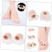 Silicone Gel Foot Protector Set - 6pcs Nail Separator & Bunion Straightener Cushion Tube - Foot Care Tools for Nursing Cover & Thumb Relief - Reusable and Comfortable - Buy Online on GoSupps.com