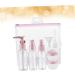 POPETPOP 3 Sets Portable Cosmetic Bottle Cosmetics Toiletries Sample Containers Kits Cosmetic Containers Clear Container Cosmetic Storage Bottle Lotion Pink Travel - Buy Online on GoSupps.com