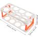 KOMBIUDA Box Egg Carton Eggs Deviled Egg Tray with Lid Kitchen Egg Container Side Door Refrigerator re-usable White 22.3X10.1X8.9CM - Buy Online on GoSupps.com