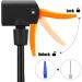 Mini Portable Bike Pump with Pressure Gauge - Universal Presta & Schrader Valve Tire Inflator - Buy Online on GoSupps.com