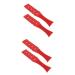 Lurrose 4 pieces athletics roller massage Massage trigger point massage tab pounding muscle rollerstock acupuncture massage clamps Massage tab scratch massage fitness calf massage beam redx2stk 28x6x1cmx2pcs