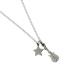 Oralgo's guitar star trailer collarbone chain music inspired necklace women metal necklace adjustable length collarbone chain