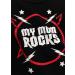Baby Moo's My Mum Rocks Baby Grow | Unisex Music Bodysuit Vest - Alternative Rock n Roll | New Baby & Parent Gift UK 0-3 Months - Buy Online on GoSupps.com