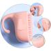 Toyvian Silicone Shampoo Brush - Infant Scalp Massager & Hair Cleaner - ABS Pink Baby Hairbrush - Buy Online on GoSupps.com