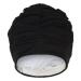 Fashion fabric bath hood black
