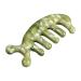 Hoement Jade Massagekamm Body massage device Acupunct Massage device Jade Handwerk Massagekamm Tool Creative Massage Chamber Massage Tool Simple Massage Chamber 11.50x4.50cm Green