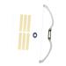 Hemoton 3pcs eyebrow positioning ruler eyebrow shaping kit with stencils eyebrow shaping kit Metal