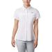 Columbia Women's Lo Drag Short Sleeve Shirt White X-Large