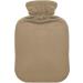 Khaki Hot Water Bottle with Cover - Pain Relief Heating Pad for Arthritis - 1L Water Bottle - Buy Online on GoSupps.com