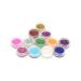 12 Mix Color Glitter Powder Dust Nail Art Acrylic Glitter Powder Nail Tips Decoration DIY Nail Art Pigment Glitter Dust Powder Set Nail glitter
