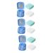 Solustrie 9 sentences Contact lens container-holder portable lentil container Make-up kits of portable suitcases travel contact liner holder tool stand case pp container travel glossy