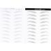 FOMIYES 6 Sheets Pairs Stickers Waterproof Grooming Eyebrow Stickers Transfer Stickers Miss Supplies Simple - Buy Online on GoSupps.com